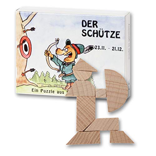 Bartl 102662 Mini-Sternzeichen-Puzzle Schütze - Holzpuzzle aus 9 Teilen Bartl 102662 Mini-Sternzeichen-Puzzle Schütze - Holzpuzzle aus 9 Teilen von Bartl