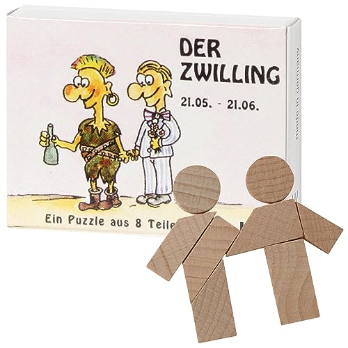 Bartl 102656 Mini-Sternzeichen-Puzzle Zwilling - Holzpuzzle aus 8 Teilen Bartl 102656 Mini-Sternzeichen-Puzzle Zwilling - Holzpuzzle aus 8 Teilen von Bartl
