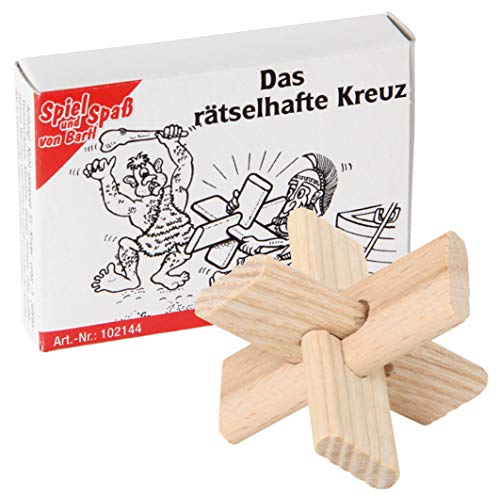 Bartl 102144 Mini-Holz-Puzzle Das rätselhafte Kreuz aus 3 Holzteilen Bartl 102144 Mini-Holz-Puzzle Das rätselhafte Kreuz aus 3 Holzteilen von Bartl