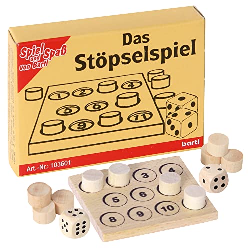 Bartl 103601 Mini-Spiel Das Stöpselspiel von Bartl