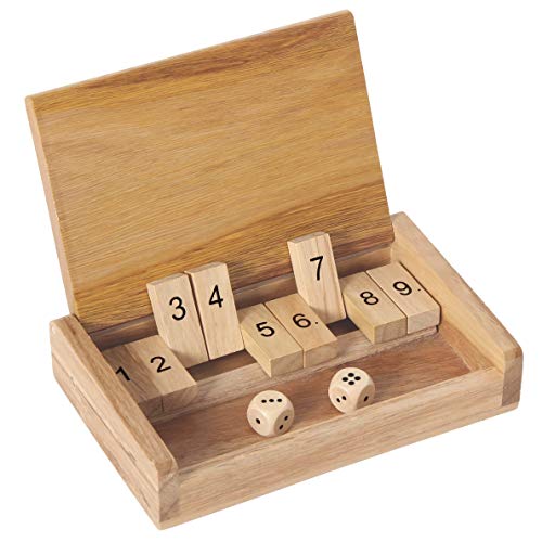 Bartl 108728 Klappenspiel, Shut The Box, Würfelspiel von Bartl