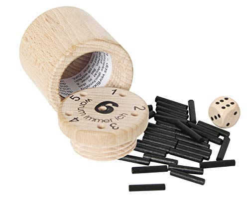 Bartl 108864 Spannendes Würfelspiel aus Holz Warum Immer ich?, klein, Natur - ideal zum Mitnehmen Bartl 108864 Spannendes Würfelspiel aus Holz Warum Immer ich?, klein, Natur - ideal zum Mitnehmen von Bartl