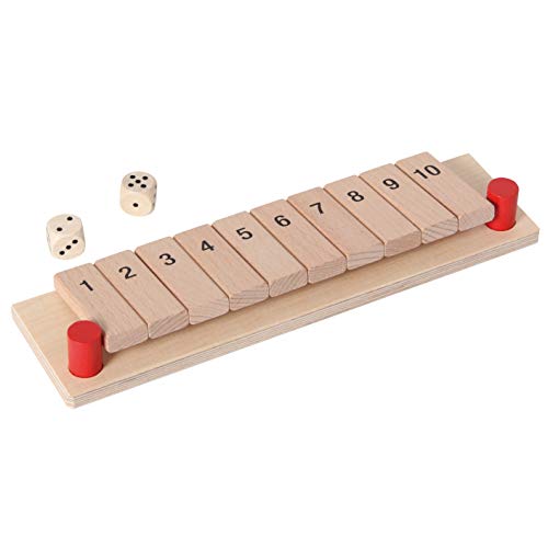 Bartl 109096 Klappenspiel, Shut The Box, Würfelspiel, hochwertige Ausführung aus Buchenholz, Made in Germany Bartl 109096 Klappenspiel, Shut The Box, Würfelspiel, hochwertige Ausführung aus Buchenholz, Made in Germany von Bartl