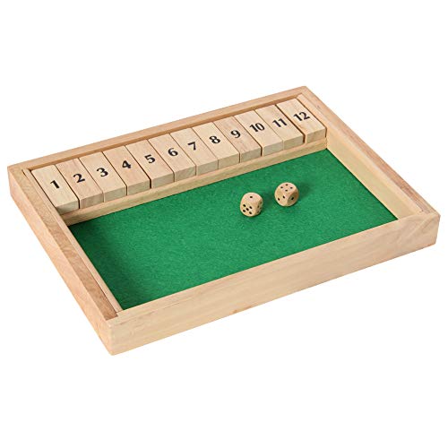 Bartl 109963 Klappenspiel, Shut The Box, Würfelspiel, hochwertige Ausführung aus Buchenholz Bartl 109963 Klappenspiel, Shut The Box, Würfelspiel, hochwertige Ausführung aus Buchenholz von Bartl