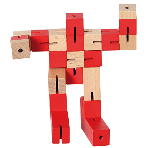 Bartl 110556 MagiCube Braintwister-Puzzle - Würfel 3 x 3 x 3 rot-Natur von Bartl