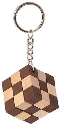 Bartl 111079 Schlüsselanhänger Schlangenwürfel Knobelspiel 3 x 3 x 3 braun-Natur Bartl 111079 Schlüsselanhänger Schlangenwürfel Knobelspiel 3 x 3 x 3 braun-Natur von Bartl