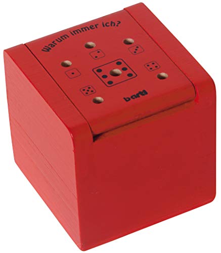 Bartl 111999 Spannendes Würfelspiel aus Holz Warum Immer ich? rot magnetisch verschließbar klein - ideal zum Mitnehmen Bartl 111999 Spannendes Würfelspiel aus Holz Warum Immer ich? rot magnetisch verschließbar klein - ideal zum Mitnehmen von Bartl