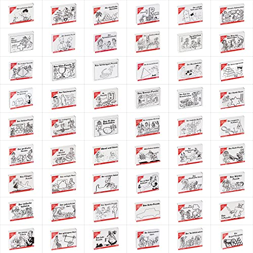 Bartl 112473 Riesen Knobelspiele Set aus Holz mit 54 Mini-Puzzles | Limited Edition Bartl 112473 Riesen Knobelspiele Set aus Holz mit 54 Mini-Puzzles | Limited Edition von Bartl