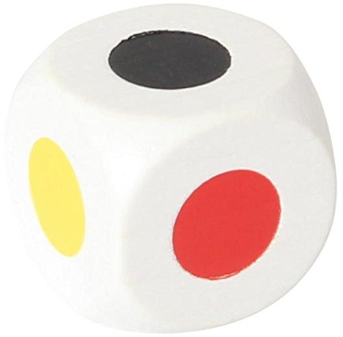Farbwürfel 25 mm, weiß, 6 Farben Farbwürfel 25 mm, weiß, 6 Farben von Bartl