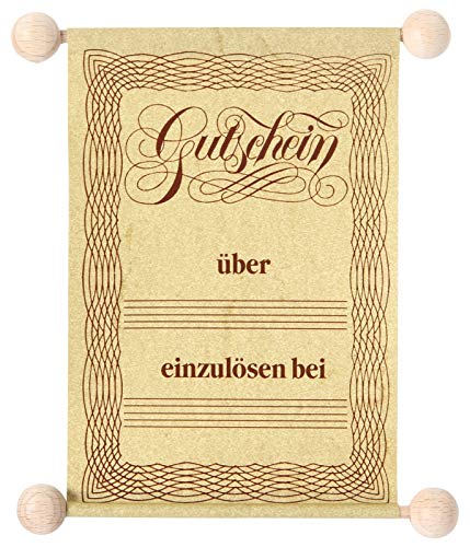 Gutscheinrolle neutral klein von Bartl