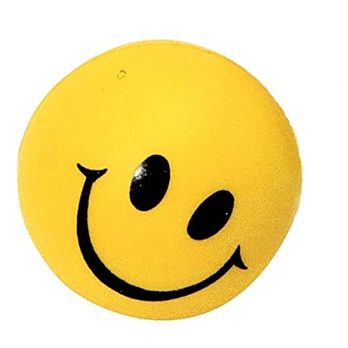 Bartl Happy Face 5 cm Stressball, Gesicht, Schwarz, Kind, 5 cm, 1 count von Bartl