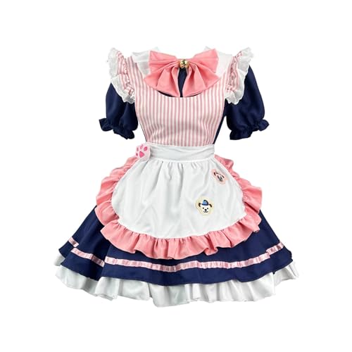 Damenkleid mit Schleife, Renaissance-Kleid, Verkauf, Dienstmädchen, Cosplay, Halloween, Anime, Rollenspiel, Outfit, Damenkleider, viktorianisches Kleid, Prinzessinnenkostüme, japanische Gothic-Kleid Damenkleid mit Schleife, Renaissance-Kleid, Verkauf, Dienstmädchen, Cosplay, Halloween, Anime, Rollenspiel, Outfit, Damenkleider, viktorianisches Kleid, Prinzessinnenkostüme, japanische Gothic-Kleid von Bascabeen