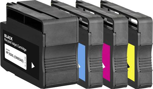 Basetech Druckerpatrone ersetzt HP 932XL, 933XL, CN053AE, CN054AE, CN055AE, CN056AE Kompatibel Kombi von Basetech