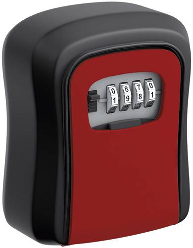 Basi 2101-0000-1114 SSZ 200 Schlüsseltresor Zahlenschloss Schwarz, Rot von Basi
