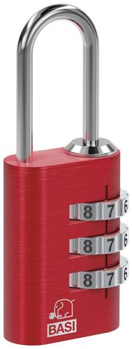 Basi 6170-4000-1400 Kofferschloss 21mm Rot Zahlenschloss von Basi