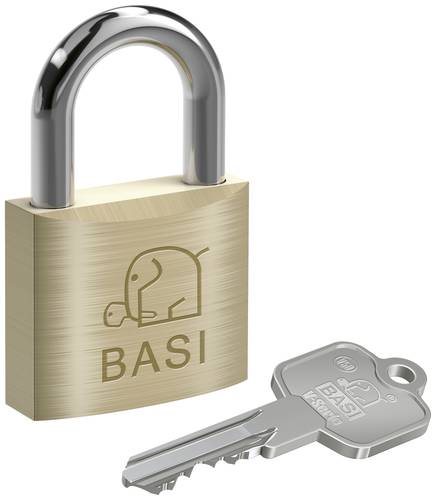 Basi V5090-0050 Vorhängeschloss 50mm verschieden schließend Schlüsselschloss von Basi