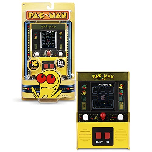 Basic Fun 09530 Classics Pac-Man Color LCD Retro Mini Arcade Spiel von Basic Fun