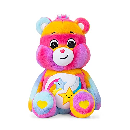 Basic Fun 22314 60 cm großer Jumbo-Plüsch-Dare to Care Bear, Mehrfarbig, groß von Basic Fun