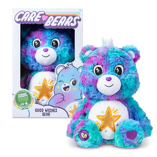 Basic Fun Care Bears Good Wishes Medium Plüschtier 35 cm - Weicher, flauschiger Plüsch mit schillerndem Bauchabzeichen für Mädchen und Jungen ab 4 Jahren Basic Fun Care Bears Good Wishes Medium Plüschtier 35 cm - Weicher, flauschiger Plüsch mit schillerndem Bauchabzeichen für Mädchen und Jungen ab 4 Jahren von Basic Fun