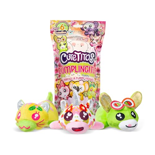 Basic Fun Cutetitos 17cm Plüsch – Dumplingitos, Sammler-Überraschungsplüschtier von Basic Fun