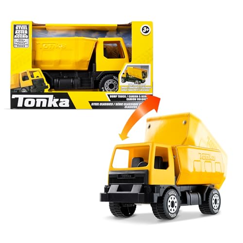 Basic Fun Tonka Mini Steel Classics Kipper – Stabile Metallkonstruktion, funktionierende Kippschale, Realistische Funktionen, Lebendiges gelbes Design – Perfekt für Kinder ab 3 Jahren Basic Fun Tonka Mini Steel Classics Kipper – Stabile Metallkonstruktion, funktionierende Kippschale, Realistische Funktionen, Lebendiges gelbes Design – Perfekt für Kinder ab 3 Jahren von Basic Fun