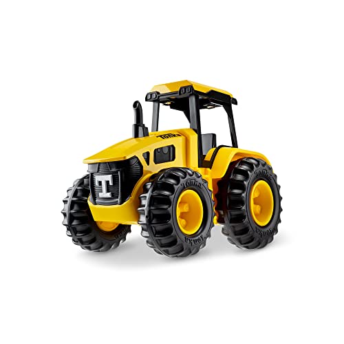 Basic Fun Tonka Steel Classics Traktor, 6222, Bauernhof-Traktor-Spielzeug, Bauernhof-Fahrzeug-Spiel für Jungen, Mädchen, Kinder und Kleinkinder, kaltgewalzter Stahl, langlebiges Traktor-Spielzeug von Basic Fun