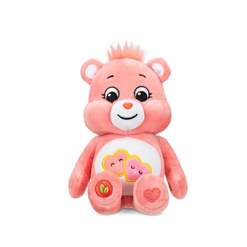 Care Bears - 22,9 cm Plüschbohnen-Plüsch, Love-A-Lot Bär – weiches kuscheliges Material. von Basic Fun