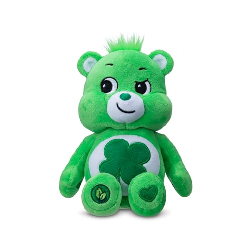 Care Bears 22045 9 Inch Bean Plush Good Luck Bear, Collectable Cute Plush Toy, Cuddly Toys for Children, Soft Toys for Girls and Boys, Cute Teddies Suitable for Girls and Boys Aged 4 Years + von Basic Fun