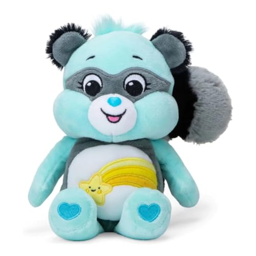 Care Bears - 22313 – Wish – Waschbär – 22 cm – Blau von Basic Fun