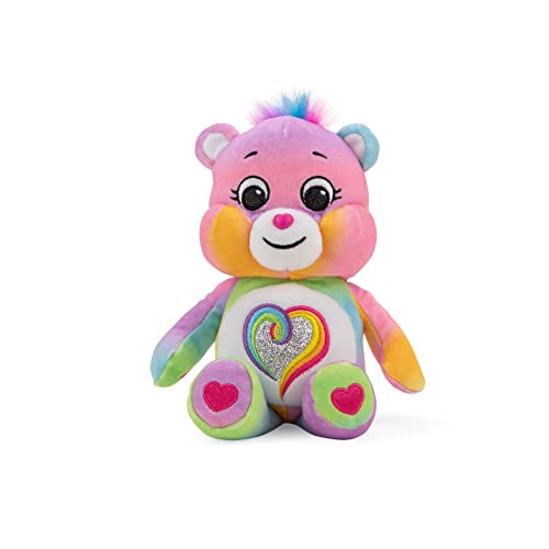Care Bears Basic Fun 22489 Togetherness Bear, Glitter Bean Plush, 22 cm Collectable Cute Plush Toy, Soft Toys & Cuddly Toys for Children, Cute Teddies Suitable for Girls and Boys Aged 4 Years + von Basic Fun