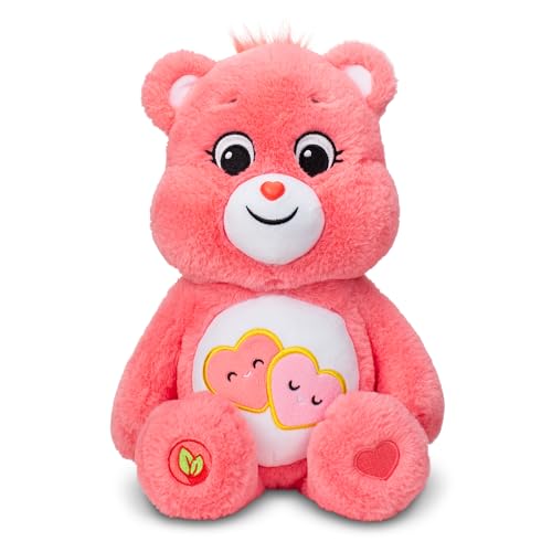 Care Bears Basic Medium Plush - Love-a-Lot Bear 35cm – Kuschelige Plüschfigur mit Klassischem Care Bears Charme Altersgruppen Care Bears Basic Medium Plush - Love-a-Lot Bear 35cm – Kuschelige Plüschfigur mit Klassischem Care Bears Charme Altersgruppen von Basic Fun