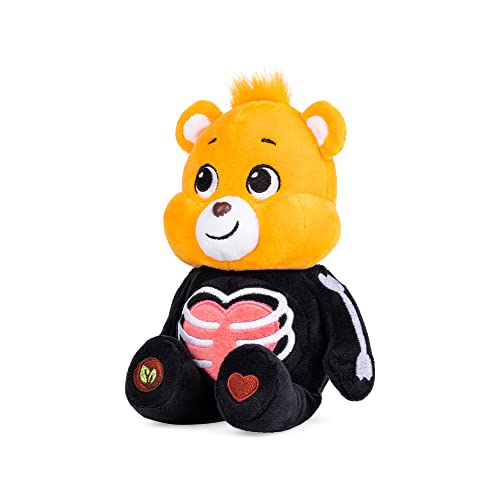 Care Bears Halloween 22 cm großes Bohnenplüschtier – Skelett-Tenderheart-Bär, niedliches Stofftier zum Sammeln, Kuscheltier für Jungen und Mädchen, Kleiner Teddy von Basic Fun