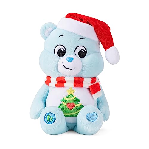 Care Bears Holiday Bean Weihnachtsgrüße Teddybär - Niedliches Plüschtier Weihnachten für Jungen und Mädchen, mittelgroßes Plüschtier für Kinder, von Basic Fun