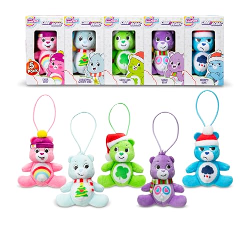 Care Bears Micro Teenies Holiday 5er-Pack Schatztruhe – Weihnachtsedition mit Cheer Bear, Grumpy Bear, Good Luck Bear, Share Bear & Christmas Wishes Bear Care Bears Micro Teenies Holiday 5er-Pack Schatztruhe – Weihnachtsedition mit Cheer Bear, Grumpy Bear, Good Luck Bear, Share Bear & Christmas Wishes Bear von Basic Fun