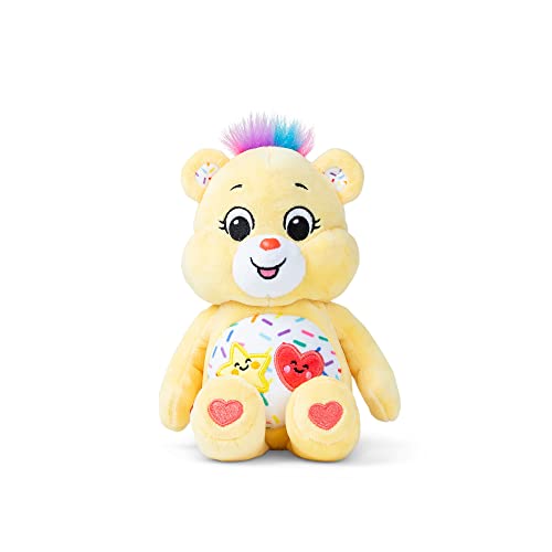 Basic Fun Care Bears Sweet Celebrations Bear, Kuschelspielzeug für Kinder, Niedlicher Teddybär zum Knuddeln, Stofftier aus der Care Bears-Kollektion von Basic Fun