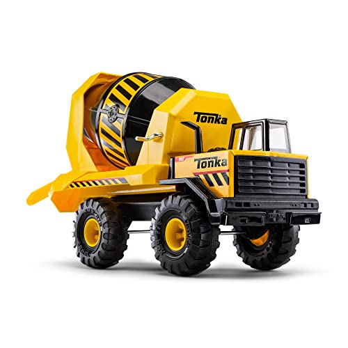 Steel Classic Riesen-Betonmischer, Tonka, Konstruktionsspielzeug für Kinder, Spielzeugfahrzeug für kreatives Spiel, Entwicklung motorischer Fähigkeiten, Geschenk für Jungen und Mädchen ab 3 Jahren Steel Classic Riesen-Betonmischer, Tonka, Konstruktionsspielzeug für Kinder, Spielzeugfahrzeug für kreatives Spiel, Entwicklung motorischer Fähigkeiten, Geschenk für Jungen und Mädchen ab 3 Jahren von Tonka