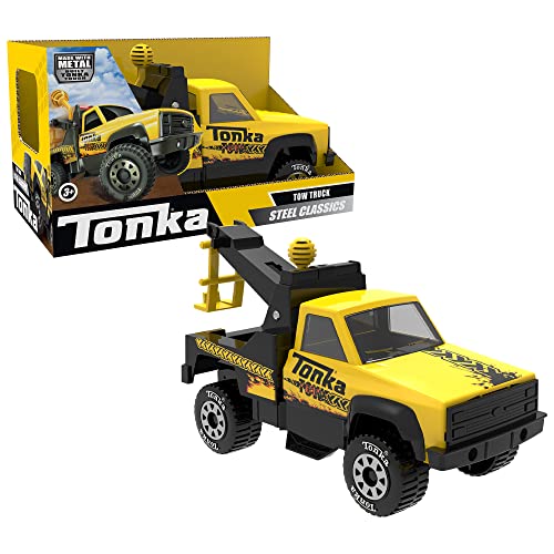 Tonka 06036 Steel Classics Tow Truck, Construction Truck Toy for Children, Kids Construction Toys for Boys and Girls, Interactive Vehicle Toys for Creative Play, Toy Trucks for Children Aged 3 + Tonka 06036 Steel Classics Tow Truck, Construction Truck Toy for Children, Kids Construction Toys for Boys and Girls, Interactive Vehicle Toys for Creative Play, Toy Trucks for Children Aged 3 + von Basic Fun