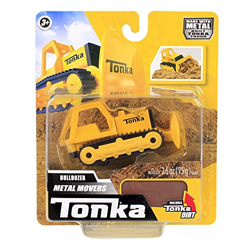 Tonka Basic Fun 520 06042 EA Metal Movers Single Pack Wave 2-Bulldozer, Multicolor von Basic Fun