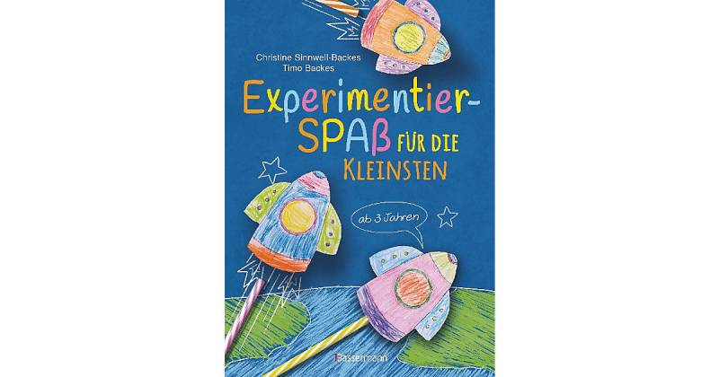 Buch - Experimentierspaß die Kleinsten. 25 leichte Experimente Kinder ab 3 Jahren. Schwebende Eier, Fluchtpfeffer, Rasierschaum-Regenwolken, Gummibärchen-Riesen, Sprengbohnen u.v.m. Leicht durchf  Kinder von Bassermann Verlag