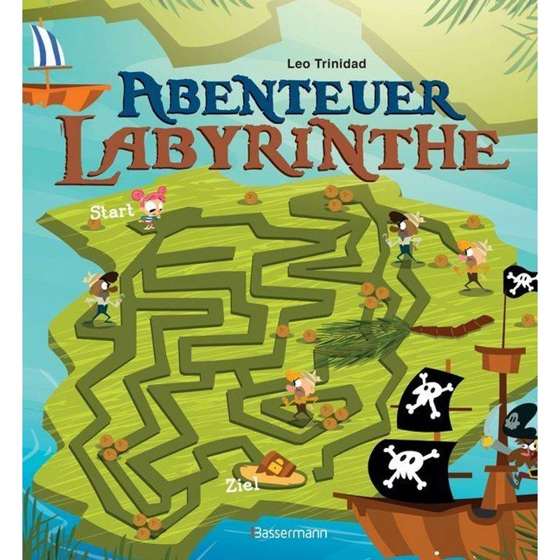 Abenteuer-Labyrinthe. Bunt und spannend. von Bassermann