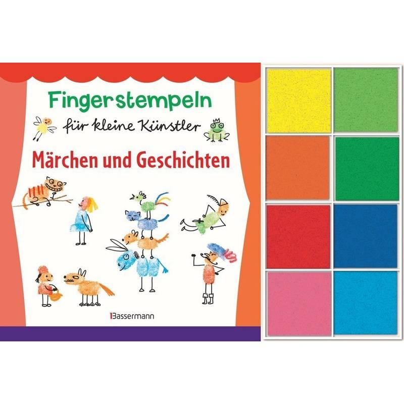 Fingerstempeln für kleine Künstler - Märchen und Geschichten von Bassermann