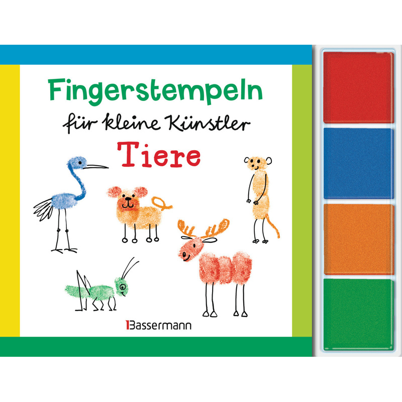 Fingerstempeln für kleine Künstler - Tiere von Bassermann