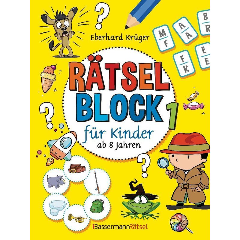Rätselblock 1 für Kinder ab 8 Jahren von Bassermann