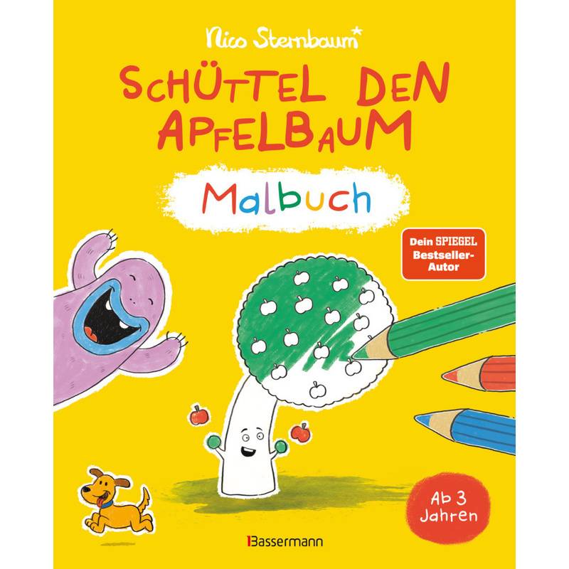 Schüttel den Apfelbaum - Malbuch von Bassermann