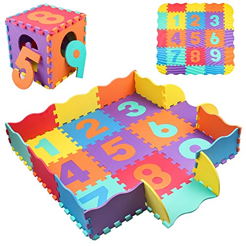 Puzzlematte für Kinder, 25 Teile aus Eva-Gummi, Puzzlematte für Babys, Bodenmatte, 120 x 120 cm Puzzlematte für Kinder, 25 Teile aus Eva-Gummi, Puzzlematte für Babys, Bodenmatte, 120 x 120 cm von BatdTech