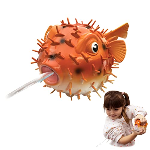 Bath Squirts - Kugelfisch von Deluxebase. Tier Spritzer-Badespielzeug für Kinder. Ideal zum Wasserspielen von Deluxebase