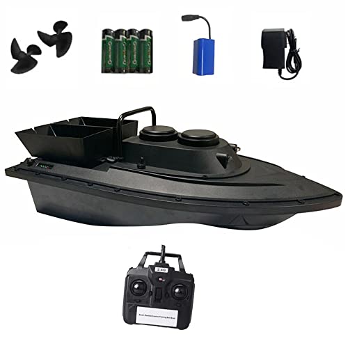 Bathrena 500m Fernbedienung Futterboote, 1,8KG Beladung-Fischfinder RC Köderboot Nachtangeln Baitboat|Mit Fernbedienung-Schwarz Bathrena 500m Fernbedienung Futterboote, 1,8KG Beladung-Fischfinder RC Köderboot Nachtangeln Baitboat|Mit Fernbedienung-Schwarz von Bathrena