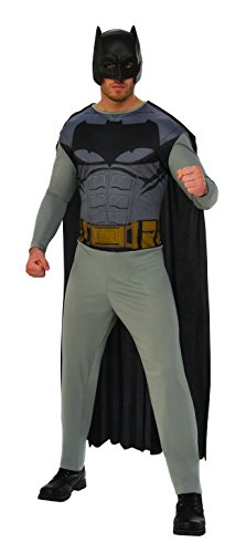 Rubies 820960-XL Batman Erwachsenenkostüm, Herren, Einfarbig, Schwarz, XL von Rubies