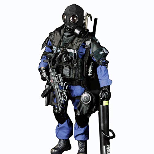 Batop 1/6 Soldat Modell, 12 Zoll SWAT Spezielle Polizei Soldat Actionfigur Modell Spielzeug Figuren Zubehör von Batop