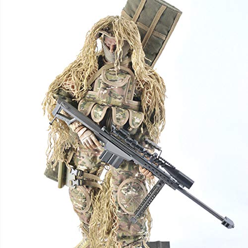 Batop 1/6 Soldat Modell, 12 Zoll Soldaten Spielzeug Figuren Militär Actionfiguren Modell - Wüste Scharfschütze von Batop